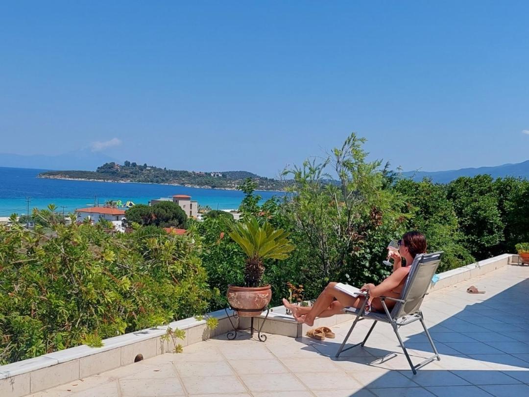 Seaview Dreams Villa Ormos Panagias Ngoại thất bức ảnh